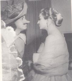 Picture of Ram&oacute;n Vinay as Cyrano with Maria Callas